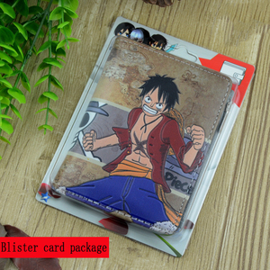 2024 New Design PU Leather Purse Short Wallet Japan Anime Characters Luffy Nika Wallets <strong>Card</strong> Holder With Button - Product Image 6