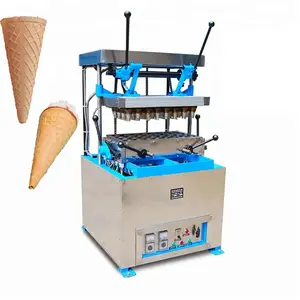Máquina de conos de helado en forma de antorcha, venta directa de fábrica, oblea tipo cuerno, máquina de conos de helado 24
