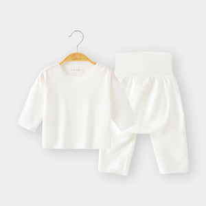 Conjunto de <span class=keywords><strong>Pijama</strong></span> Casual de 2 Piezas para Bebé, Modal Lenzing, Ropa de Dormir para Niños, Pantalones Elásticos de Cintura Alta con Spandex, Camiseta de Manga Larga, 3-<span class=keywords><strong>36</strong></span> <span class=keywords><strong>Meses</strong></span>, Suave para Todas las Temporadas - Product Image 2