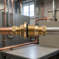 Katup Ventilasi Udara Kuningan 1/2 Inci, Katup Pembuangan Kuningan Cocok untuk Bahan Renovasi Rumah, Material Plumbing dan Listrik