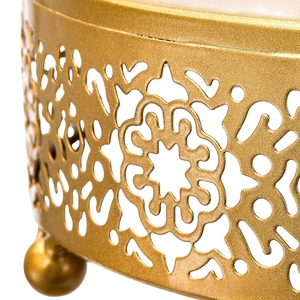 Fábrica <span class=keywords><strong>personalizada</strong></span> 8 "10" 12 "redondo caramelo pastel postre plato de exhibición Cupcake soportes Oro 3 piezas Metal pastel soporte conjunto - Product Image 2