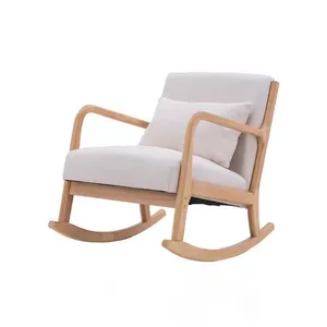 Wholesale Prices Modern Rocking Chair Sitting Living Room Relax Sofa Chair