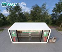 ECONEL Installation Rapide Apple Cabin Maison Capsulaire Modulaire Multifonctionnelle Cabine de Fumage Portable Usage Commercial et Hospitalier