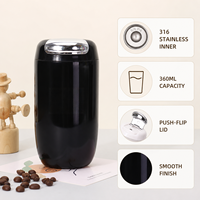 Vaso Térmico de Acero Inoxidable 316 de Doble Pared, Aislado al Vacío, Portátil, de 12 oz, para Viajes, Campamentos y Actividades al Aire Libre, con Tapa, Ideal para Regalo