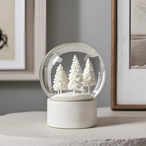 Tùy chỉnh 100mm trắng giáng sinh tuyết <span class=keywords><strong>Globe</strong></span>-Kỳ nghỉ lãng mạn nhựa lưu niệm với Tuyết Rơi (Khắc cá nhân có sẵn) - Product Image 3
