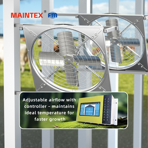 Kipas kuda stabil 1120mm 380V 400W, kecepatan dapat diatur untuk ventilasi peternakan susu, Kipas rumah sapi, kipas gudang sapi perah - Product Image 4