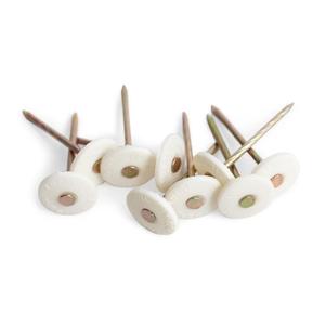 Clous de toiture ronds en plastique de 1 pouce, clous galvanisés pour papier de <span class=keywords><strong>goudron</strong></span>, pour la fixation de l'habillage de la maison - Product Image 3