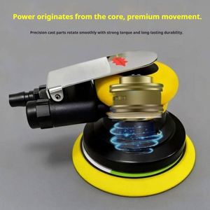 <span class=keywords><strong>Levigatrice</strong></span> <span class=keywords><strong>Eccentrica</strong></span> Senza Polvere TEBAK, <span class=keywords><strong>Levigatrice</strong></span> Orbitale ad Aria ORBIT SANDER 150 MM 6\" per Auto o Legno - Product Image 2