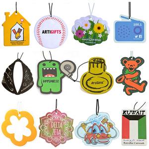 Parfum de voiture en papier personnalisé en gros faites votre propre assainisseur d'air avec logo - Product Image 5