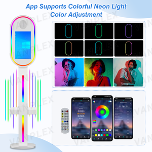 Photomaton ovale à écran tactile avec un écran haute définition de 15,6 pouces, mini PC, imprimante et appareil photo reflex numérique - Product Image 3