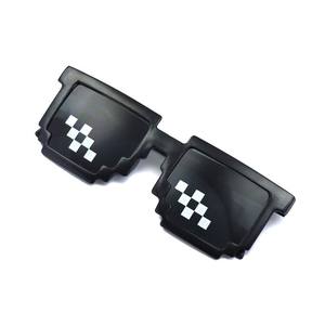 Gafas de sol negras estilo Pixel con montura rectangular, lentes de plástico, gafas de rendimiento para niños, verano 2023 - Product Image 5