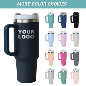 Custom 40 Oz tazza di caffè 40 Oz avventura Tumbler con manico in acciaio inox doppia parete sottovuoto in <span class=keywords><strong>metallo</strong></span> viaggio tazza da caffè - Product Image 5