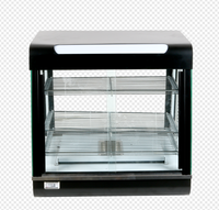 Vitrine chauffante électrique en gros pour snacks, vitrine chauffante pour boulangeries, armoire chauffante pour la restauration