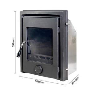 Poêle d'intérieur sans fumée, <span class=keywords><strong>insert</strong></span> de poêle à <span class=keywords><strong>bois</strong></span> pour salon, foyer encastré à <span class=keywords><strong>bois</strong></span> - Product Image 3