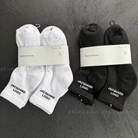 6 paires par carte, chaussettes de sport unisexes pour hommes, chaussettes de course personnalisées, chaussettes de sport de haute qualité, chaussettes de basket-ball d'élite, chaussettes épaisses en tissu éponge pour l'extérieur