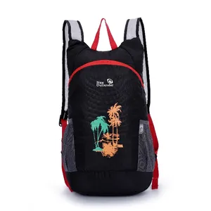 Mountaineering Backpack 35l Lightweight Waterproof Travel Foldable Nylon folding backpack bag