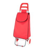 Grand chariot d'épicerie pliable chariot à bagages moderne personnalisé chariot de Shopping à main avec roue