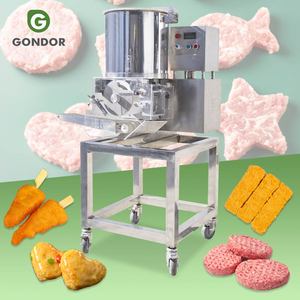 Máquina Industrial Semiautomática para Hacer Nuggets de Pollo, Chuletas y Hamburguesas Estilo Coreano/Jamaicano para Restaurantes - Product Image 1