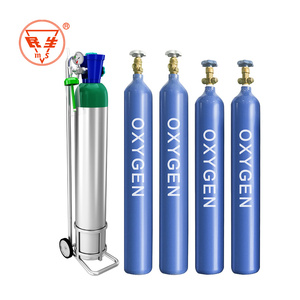 Giá tốt của 20L oxy xi lanh xách tay oxigen xi lanh y tế rỗng oxy xi lanh trong Nepal - Product Image 4