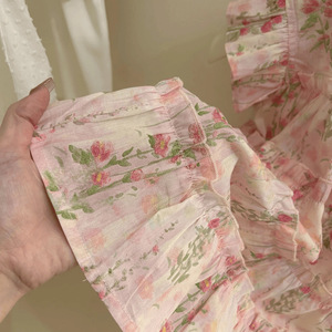 Child Star Circle Girls' Summer Floral Dress Sleeveless Sweetheart Neckline Princess Style Fashionable Kids Dress - Product Image 4