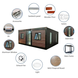 บ้านตู้คอนเทนเนอร์พร้อมห้องน้ำสำหรับใช้ในโรงแรม40ft แบบขยายได้ติดตั้งเร็ว - Product Image 3
