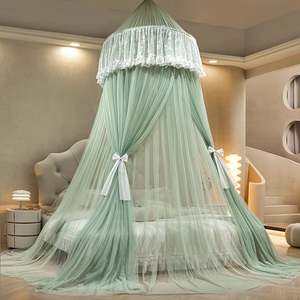 Custom <b>Princess</b> Double Layer Sheer Mesh Dome Bed <b>Curtain</b> for Girls Adults - Product Image 6