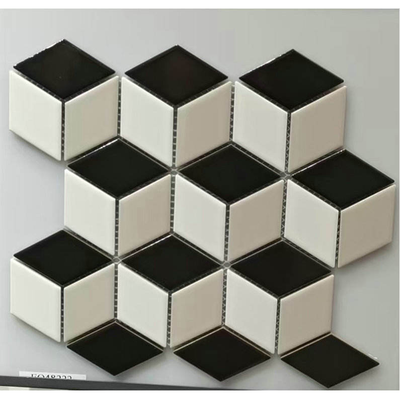 500 Piastrelle A Mosaico Autoadesive A Forma Di Rombo - Effetto Specchio Per DIY - Foto 8