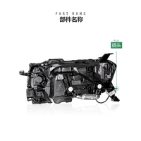 Ensemble de phares LED avec lentille de projecteur et feux de jour séquentiels pour Toyota Land Cruiser Defender Style LC200 07-15, phare modifié