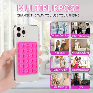 Manufacturer Wholesale 24 Double Sided Silicone Suction Cup Mobile Phone Holder Custom Sucker Phone Stand Smartphone Accessories - Product Image 1