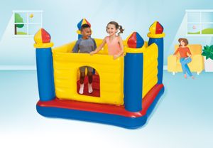 Castillo <span class=keywords><strong>Inflable</strong></span> para Niños <span class=keywords><strong>Intex</strong></span> 48259, Piscina Cuadrada con Diseño de Castillo <span class=keywords><strong>Inflable</strong></span> para Jugar al Aire Libre - Product Image 5