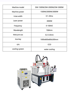 เครื่องเชื่อมเลเซอร์ไฟเบอร์ 1.5kw 2kw 3kw พร้อมแบตเตอรี่สำรอง พาวเวอร์แบงค์ และวงแหวนทองเหลืองทองแดง - Product Image 4