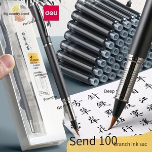 Deli 75510A di alta qualità tipo di <span class=keywords><strong>penna</strong></span> pennello piccolo blocco di acqua di rubinetto testa morbida calligrafia <span class=keywords><strong>penna</strong></span> pura <span class=keywords><strong>penna</strong></span> portatile di alta qualità - Product Image 2