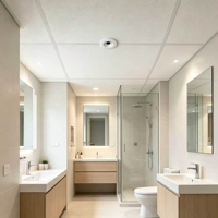 Capteur de présence KNX ToF pour gare souterraine, encastré au plafond, IR, faible consommation, précision mm, classe 1, laser, angle de 20 degrés, IP20