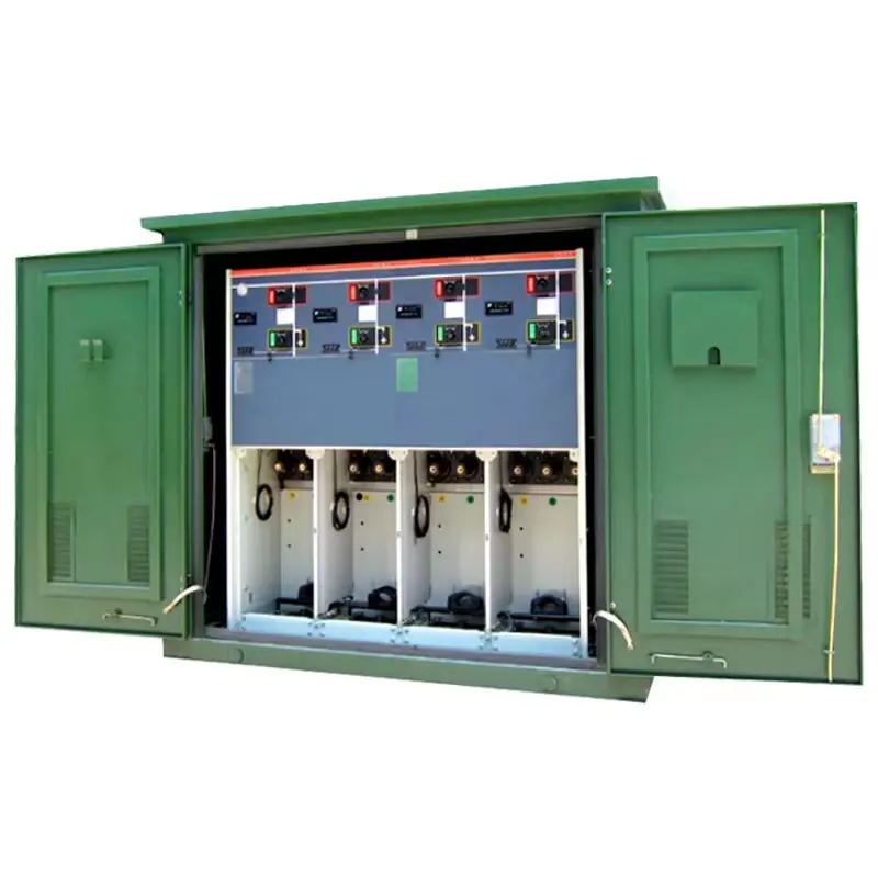 10KV ring main unit outdoor box type switch station SF6 fully insulated inflatable cabinet cable branch box with switch