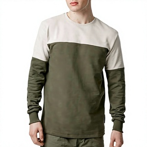 Sudadera de lana de algodón 100% para hombre KISSM6, patrón sólido personalizable, tejido de punto con cuello, 380g, a prueba de viento, ecológica para invierno - Product Image 2