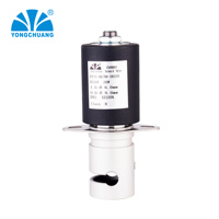 Yongchuang YCF32 double tubes en caoutchouc électrovanne de pincement normalement fermée normalement ouverte 12V 24V pour usage médical de boisson