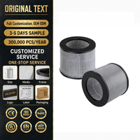 2-pack vervangend 2801-filter compatibel met Bissell 2780A ChuangJie hoog rendement 99,97% HEPA actief koolfilter MyAir