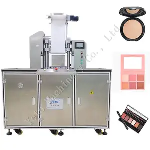 Yeto Semi Automatic Color Cosmetic Lidschatten Neon pigment Gesichts pulver Rouge Verdichtung Glitter Powdery Cake Pressing Machine