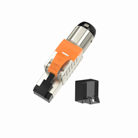 Toolless impermeable red SSTP blindado 8P8C RJ45 Cat8 conector de enchufe Modular