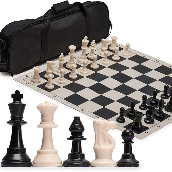 Die Beliebtesten Werbe Verschiedene Arten turnier holz schach roll up Board Spiel Pfand Stück set