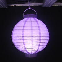 Lanterne en papier Led décorative Portable avec lumière