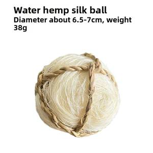 Jouet à mâcher en rotin tressé naturel fait main pour lapins, hamsters et petits animaux – Jouet dentaire anti-ennui - Product Image 3