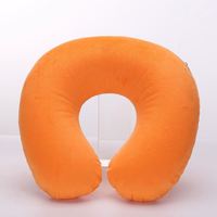 Oreiller de voyage gonflable en forme de U en PVC