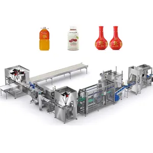 Fully Automatic Anti-corrosive bleach sulphuric acid liquid bottle filler filling machinery production line