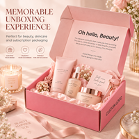 Boîte d'expédition personnalisée en carton premium avec texte intérieur personnalisé et structure de fermeture sécurisée pour produits de spa