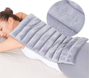 Grand coussin chauffant au micro-ondes <span class=keywords><strong>oreiller</strong></span> pour dos cou épaule ventre jambe humide enveloppement de chaleur avec soutien de thérapie par le froid - Product Image 1