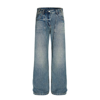 Jean slim pour homme, style hip hop, denim, noir, haute qualité