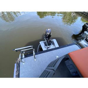 Yacht à moteur hors-bord en aluminium 6m Party Pontoon Boat <span class=keywords><strong>Location</strong></span> for Resort Water Villas and Entertainment for River Use - Product Image 6