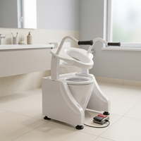 Siège de toilette électrique pour personnes âgées, fauteuil inclinable motorisé avec télécommande, capacité robuste de 300 lb