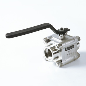 Válvula de Bola Neumática de Acero Inoxidable de Alta Presión <span class=keywords><strong>HBV</strong></span>-100, 3 Piezas, Apertura Total, OEM - Product Image 2